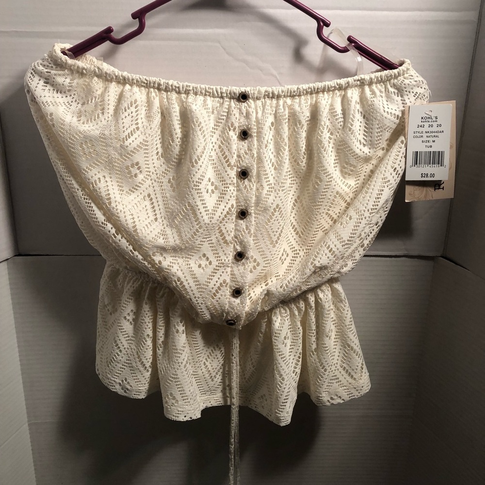 Last/crochet style sleeveless top
